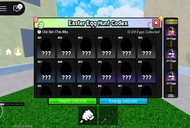 how to get all blox fruits easter eggs